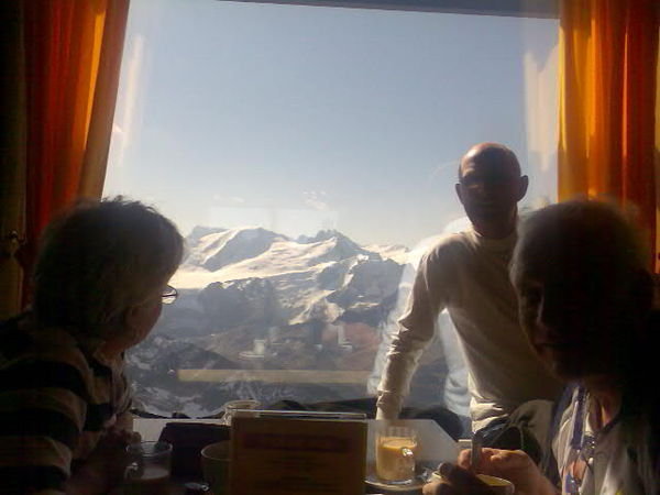 Lunch with a view of the Matterhorn
