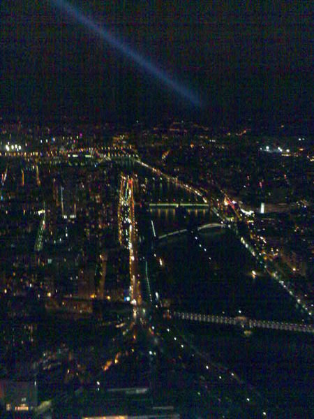 On top of Eiffel Tower