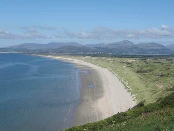 Beautiful empty beaches in Wales