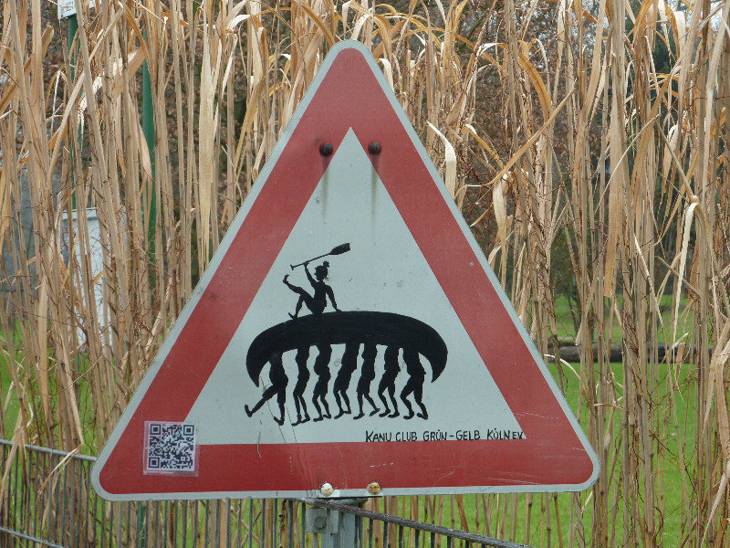 An unusual road sign