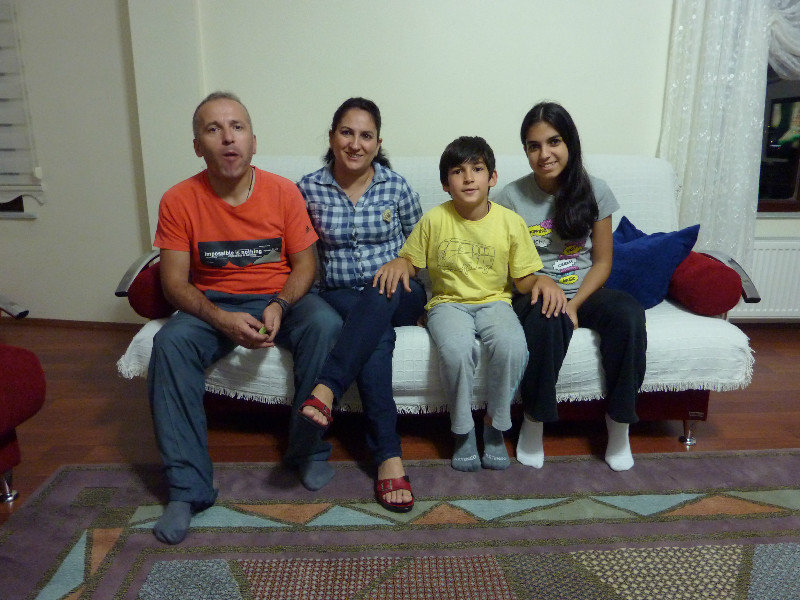 Murat and his Family who looked after me for the night