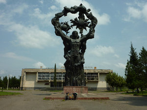 Old Soviet style Monument