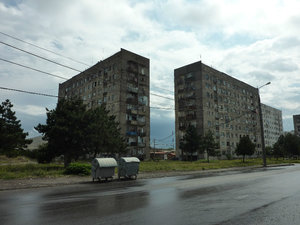 Old soviet blocks in Gori