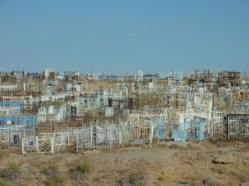 An Uzbek cemetery