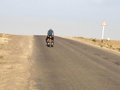 Me cycling in the desert