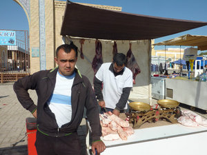 Preparing the meat for sale