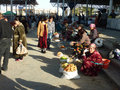 The Ladies selling their wares in the bazaar