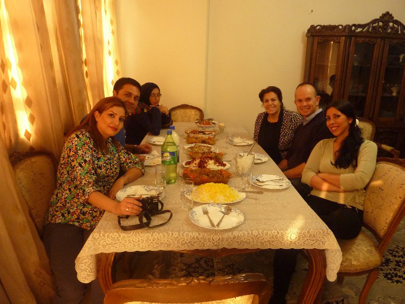 Lunch with Noushin's Family
