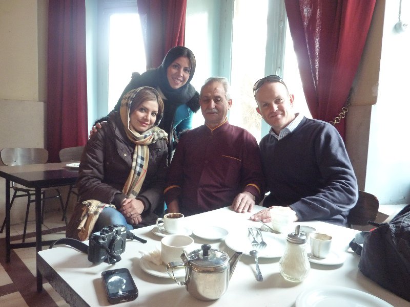 Coffe in Tehran with Noushin and Morghan