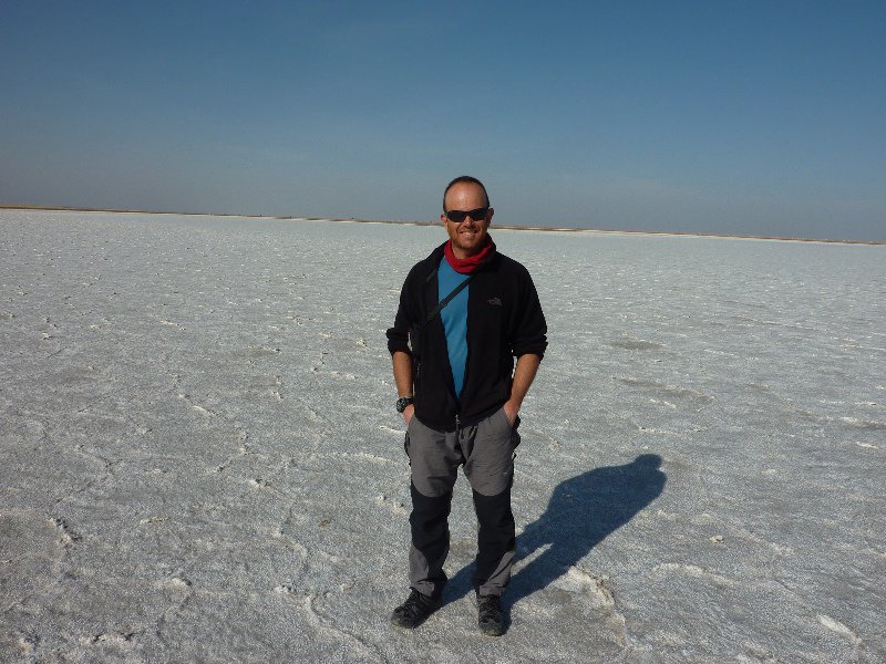A salt desert