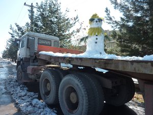 Iranian snowman