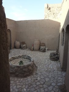 Courtyard of the home stay