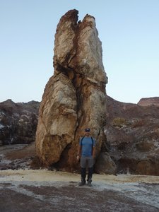Rock formations on the island of Hormuz