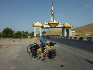 Leaving Dushanbe, the capital of Tajikistan