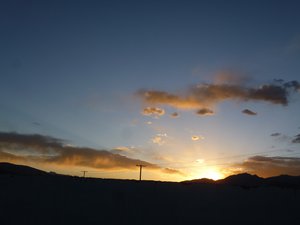 Sunset in the Pamirs