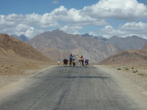 Noushin and I on the Pamir Highway