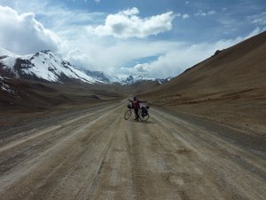 Noushin on the Pamir Highway