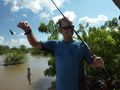 A great day fishing in the Mekong