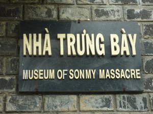 At Mai Lai (SonMy) Massacre memorial