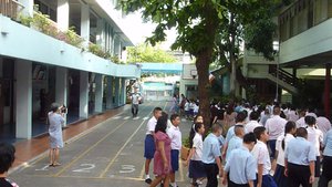 Parade Training at Supawan school