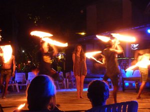 Fire show on Koh Phi Phi