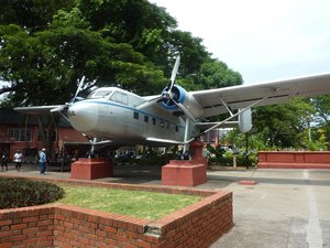 Plane in the centre of Malacca