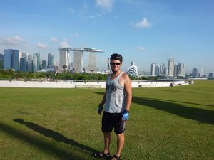 On a bike ride of Singapore