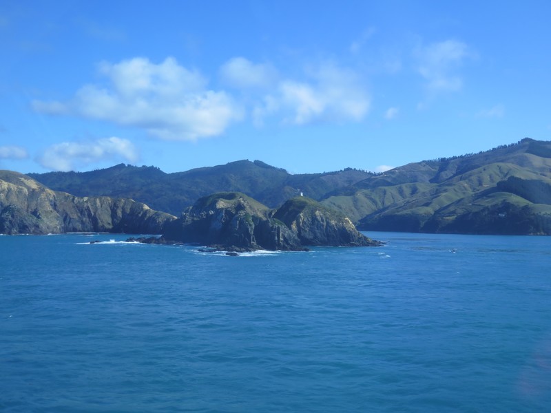 Catching the ferry from Wellington to Picton
