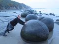 At the Moeraki Boulders