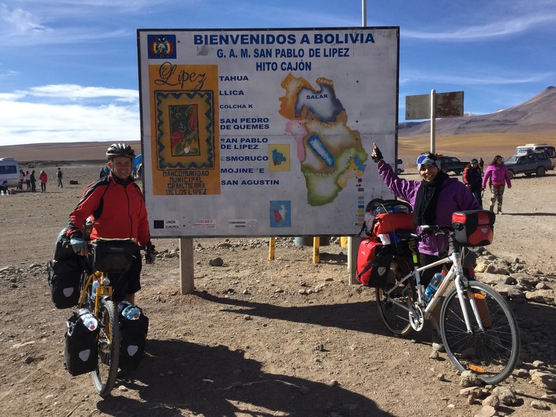 At the Bolivian border