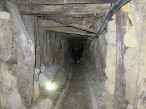 Walking through the tunnels