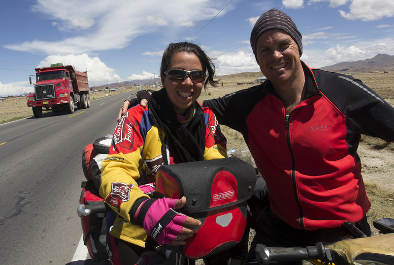Cycling towards Puno
