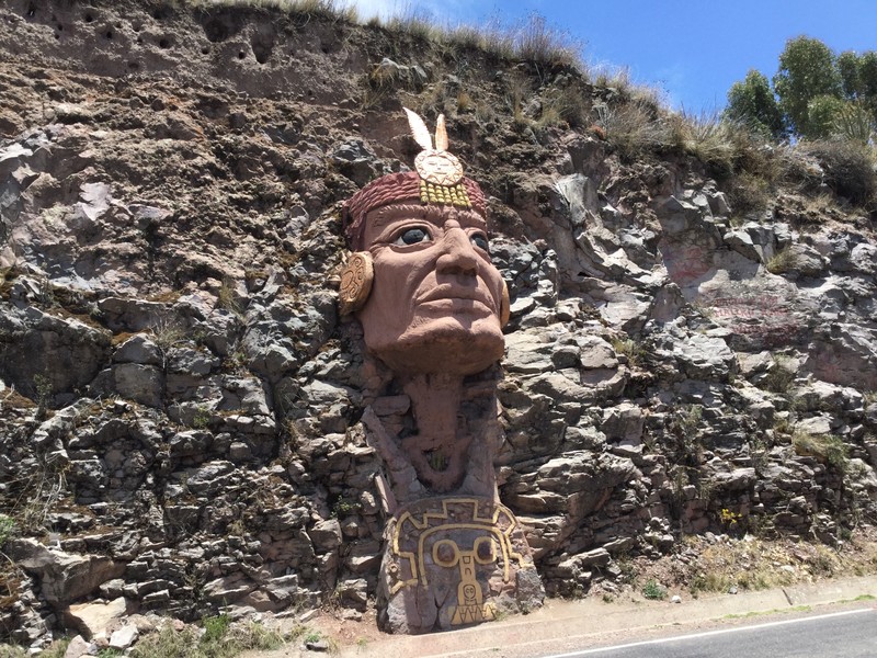 At the entrance to Puno 
