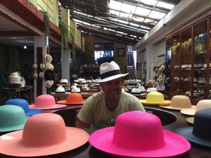 Panama Hat factory in Cuenca