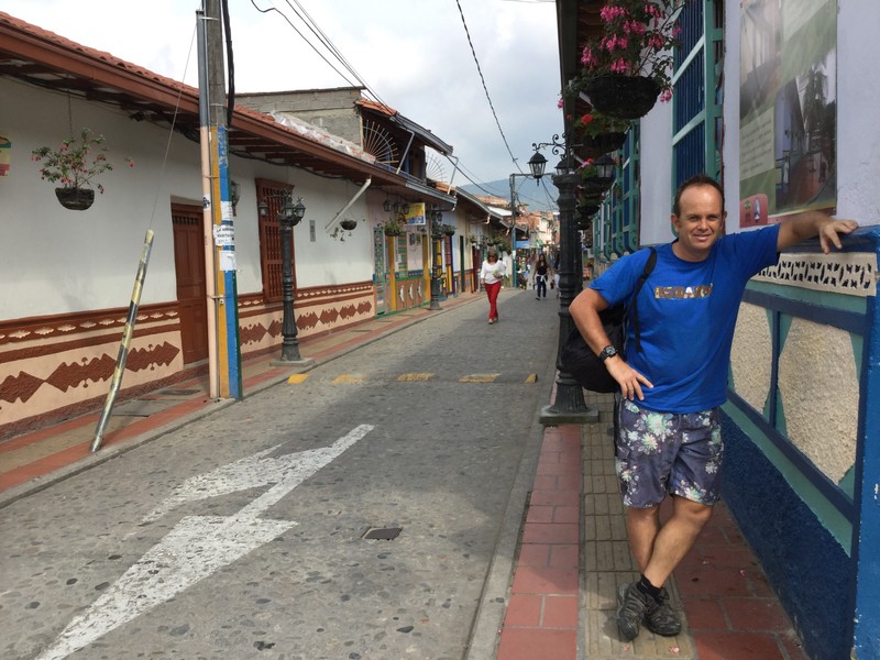 In the village of Guatape