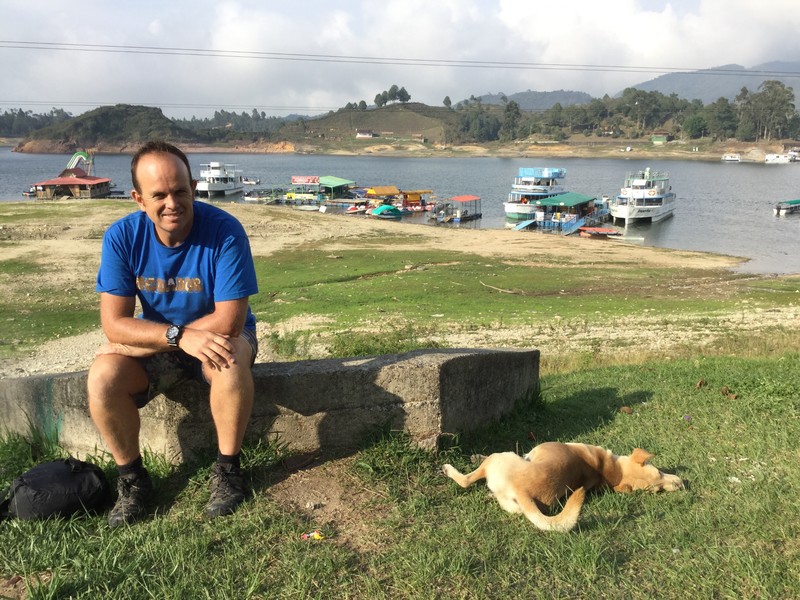 Chilling out at Guatape