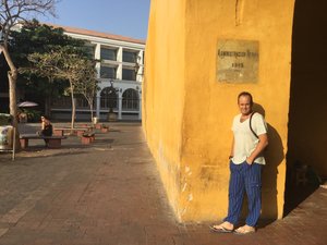 Enjoying a walk in Cartagena