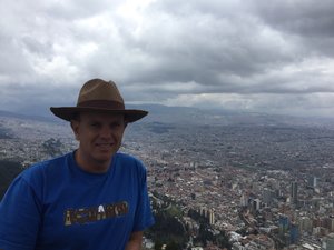 The view from Monserrat in Bogota