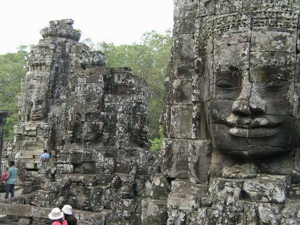 Eerie Faces of Bayon