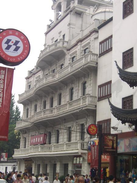 Colonial and Chinese architechture..