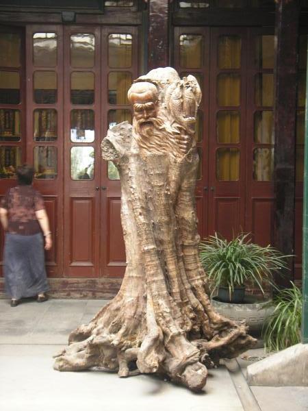 Check this out. A tree carved beautifully..