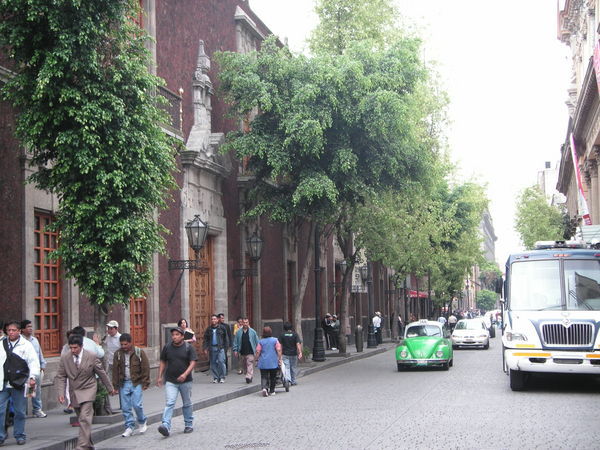 Street scene in the Historic Central District
