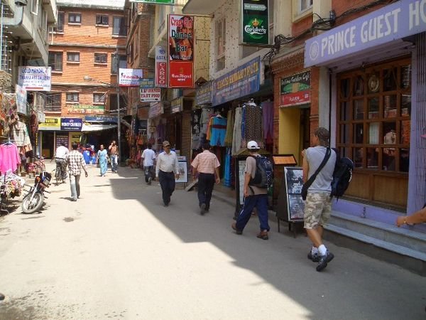 calles de Nepal