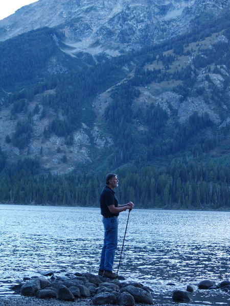 Dave on Jenny Lake