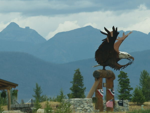 Big Wooden Eagle
