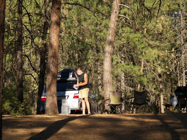 Campsite at Riverside State Park