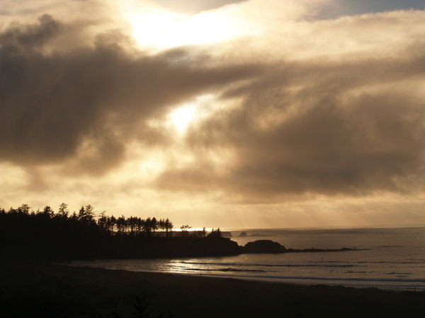 Just before sunset in Coos Bay