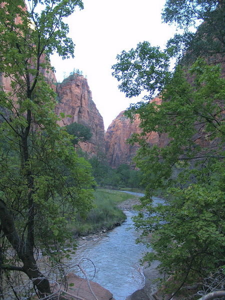Our hike along the Virgin River