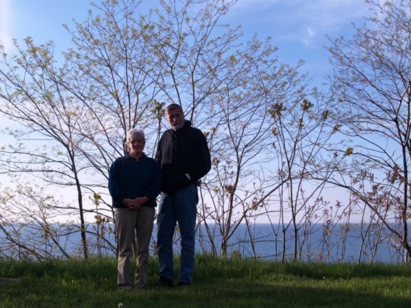 Carolyn and Dave at Lake Erie State Park