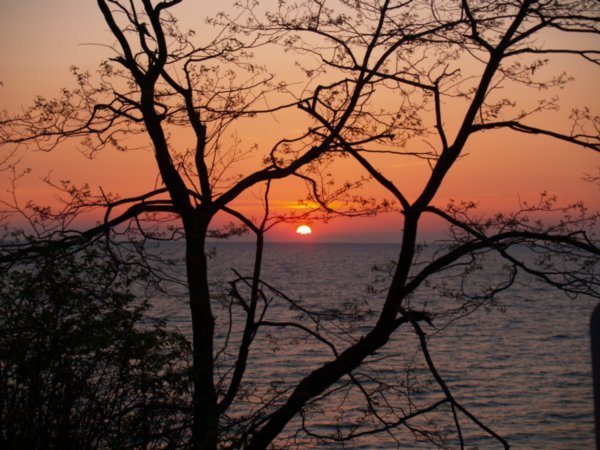 Sunset over Lake Erie
